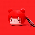 Cute Rot Lovely Little Mädchen | Airpod Case | Silicone Case for Apple AirPods 1, 2, Pro Cosplay